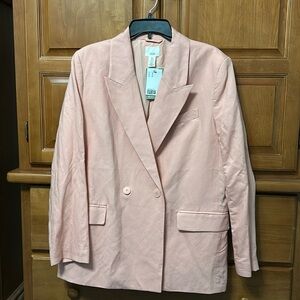H&M double breasted blazer jacket new with tags